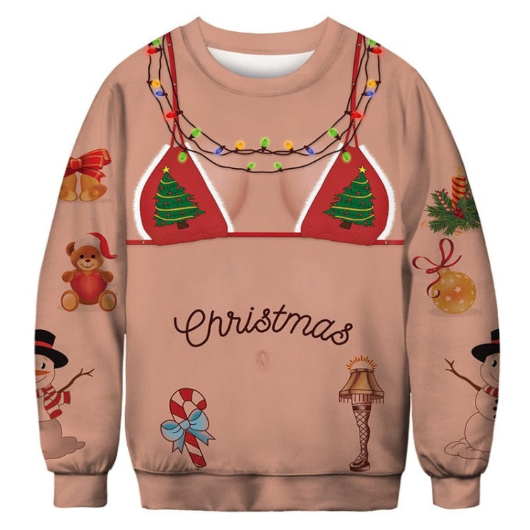 Sweat shirt moche de noel AB WORLD
